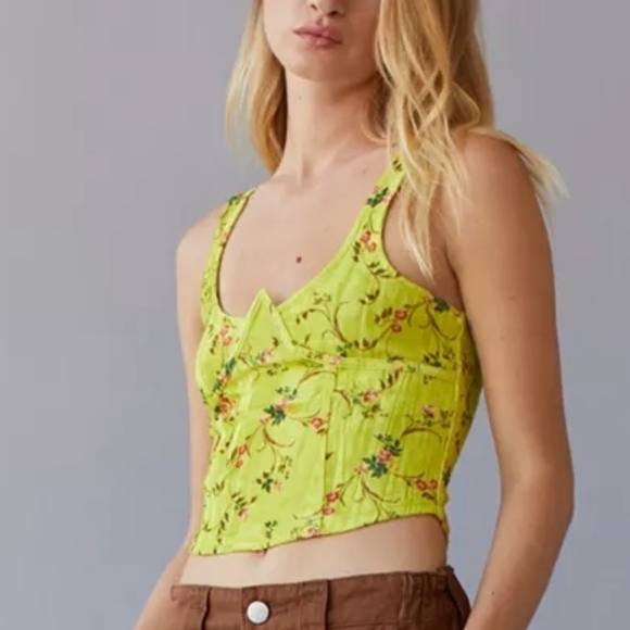 FINAL PRICE! NWT UO Corset Bustier Top - Picture 3 of 3